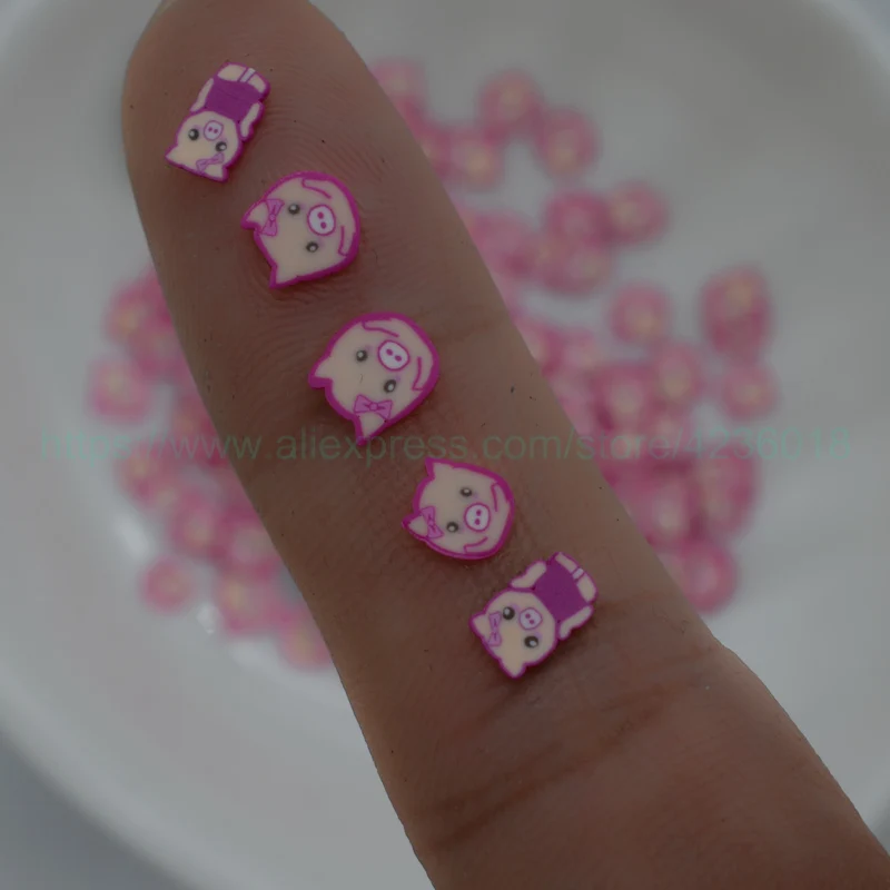 Ультратонкая симпатичная Полимерная глина 65 г мягкая крошечная для ногтевого