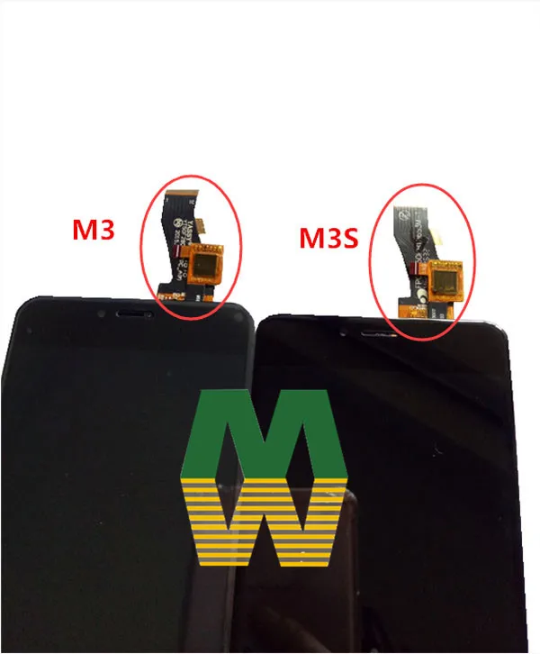 1 шт./лот для Meizu M3S mini Y685C Y685Q Y685M Y685H ЖК-дисплей + сенсорный экран рамка черного