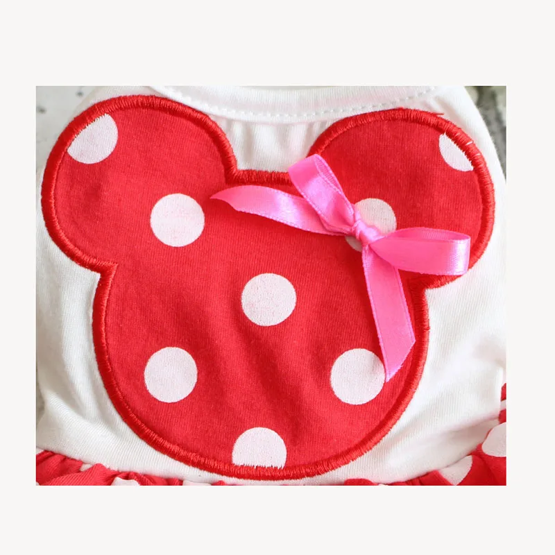 Spring Summer Sweet Princess Style Lovely Dog Dress Pet Vest Dot Cotton Soft Breathable Puppy Cat Skirt (XS-XL) 910A | Дом и сад