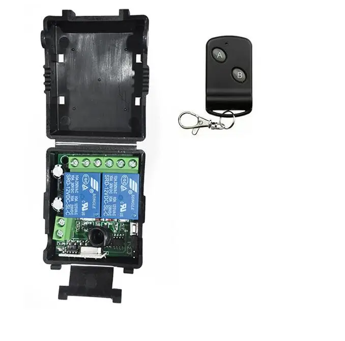 add 1pcs remote DC 12 В 12 В 2CH RF беспроводной пульт дистанционного управления Переключатель системы передатчик приемник 2 CH реле умный дом двери гаража/лампа - Цвет: add 1pcs remote