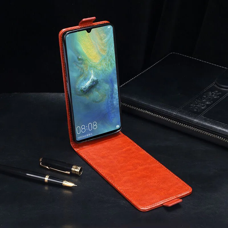 Вертикальный чехол-книжка из искусственной кожи для Huawei Mate 20 X 7 2 дюйма | Мобильные