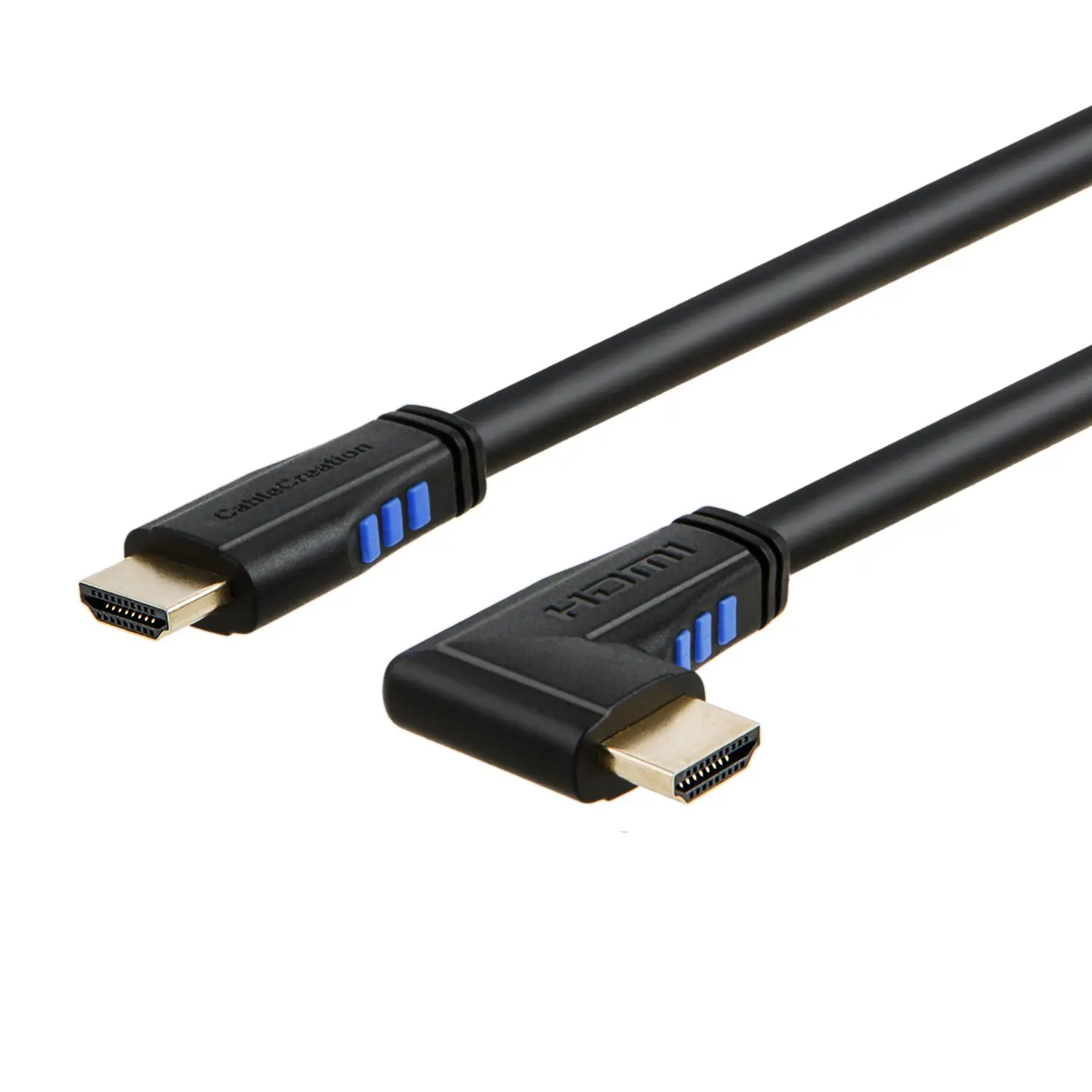 HDMI кабель левый угол 90 градусов вертикальный левый 4K HDMI 2,0 кабель Поддержка 4K Ультра HDMI 3D видео Ethernet Аудио возвратный канал