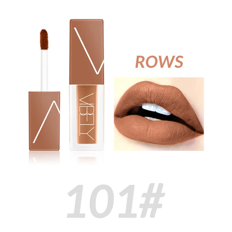 1 Набор жидкая помада для губ глазурь матовая долговечная портативная модная