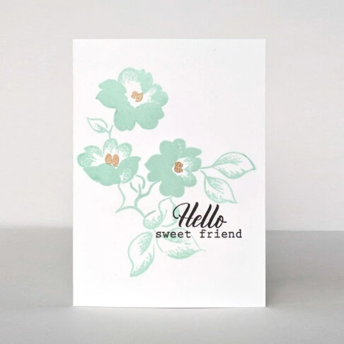 Новые матовые цветочный сад прозрачный силиконовый Stamp Set DIY
