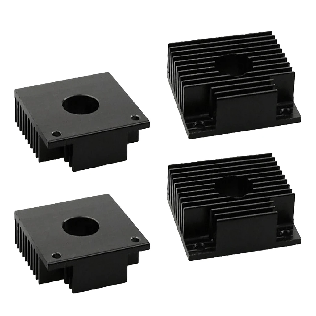 Magideal 2Pcs Extruder Heat Sink 40*40*11mm Black for 3D Printer MK7 MK8 | Компьютеры и офис