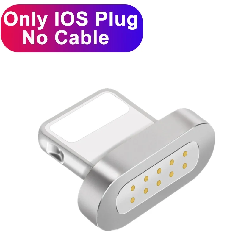 Олаф Магнитный кабель Разъем Micro USB C Тип C 8 pin адаптер быстрой зарядки для iPhone Microusb Тип-C магнит Зарядное устройство iPhone зарядное устройство переменного тока - Цвет: For  Apple Plug