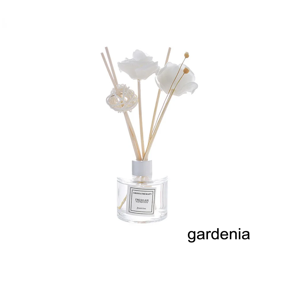 Gardenia Стеклянный флакон для домашнего аромата, Ароматический диффузор для эфирных масел, ароматизатор, ароматизатор для эфирных масел, освежитель воздуха для дома - Цвет: Gardenia