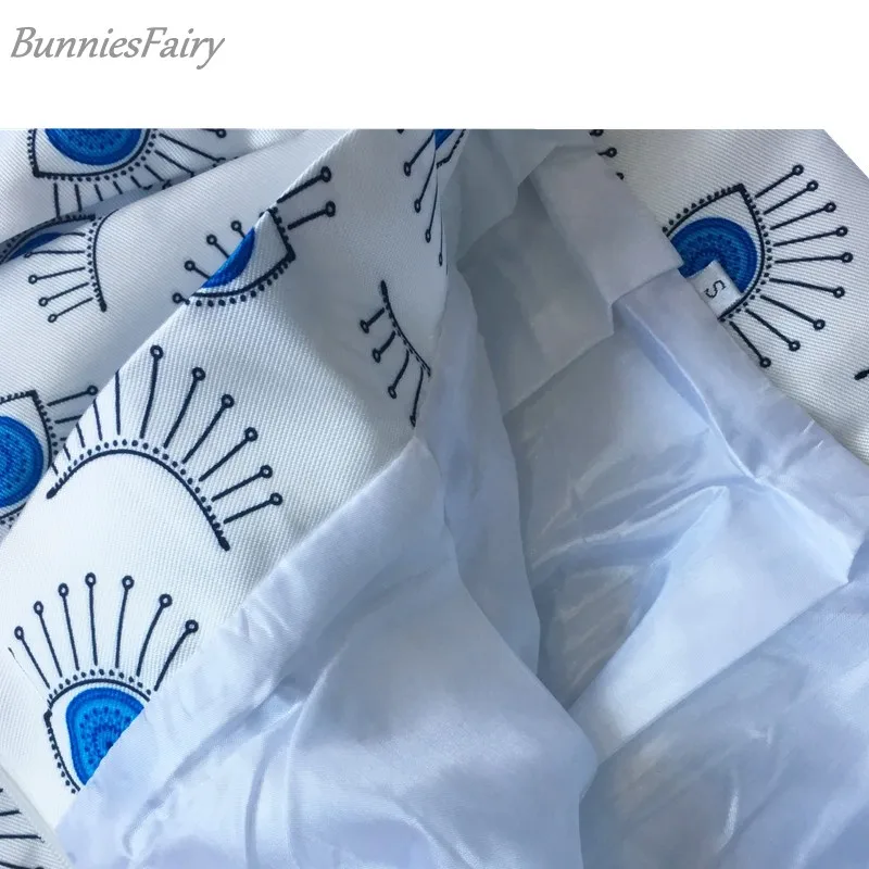 BunniesFairy 2021 Летняя женская оригинальная обувь Harajuku Стиль модные голубые глаза