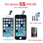 Низкая цена для iphone 5c 5 s ЖК-экран ремонт разбитых с сенсорным экраном в сборе профессии ремонт мобильный телефон