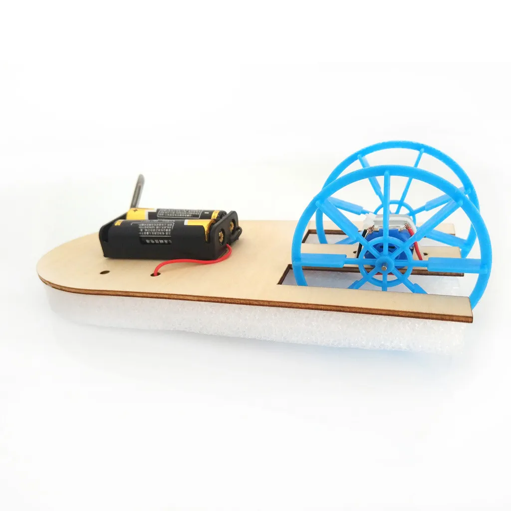 Игрушки DIY деревянная лодка ремесленные игрушки электрическая модель для детей