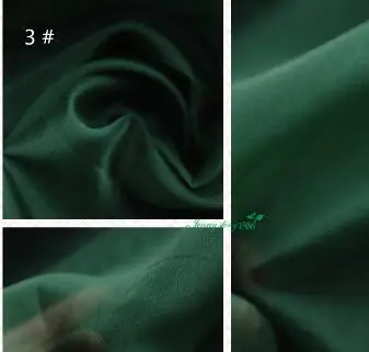 5 Шелковая ткань шелк, тяжелая Eugen пряжа, шелк тутового шелкопряда, жесткой пряжи, прозрачный белый зеленый - Цвет: 5