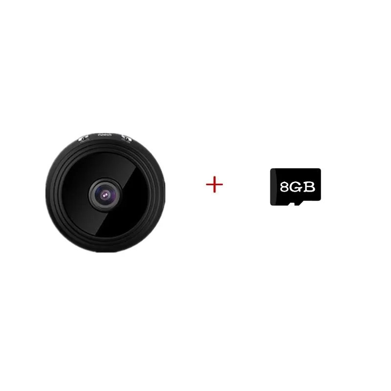 standard 8GB HD 1080P Мини WiFi камера широкоугольная камера ночного видения крошечная камера для безопасности квартиры няня камера обнаружения движения для iOS Android ПК - Цвет: standard 8GB