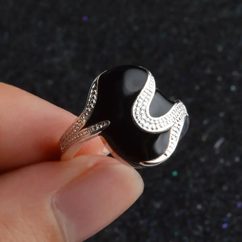 Бесплатно 2016 новая коллекция Посеребренные кольцо можно сложить сложены ясно CZ