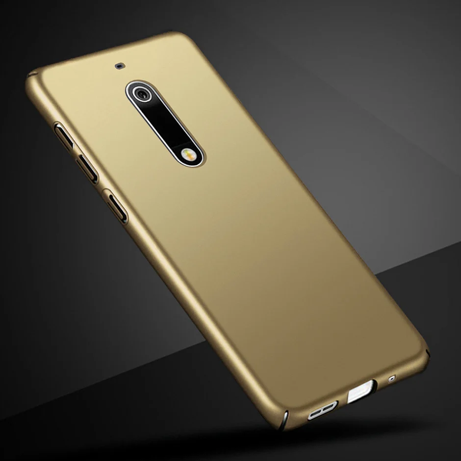 Жесткий пластиковый матовый чехол из поликарбоната для NOKIA 5 2 дюйма роскошный