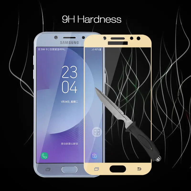 Защитная пленка для экрана телефона Samsung Galaxy J7 2017 j730 5 дюйма закаленное стекло
