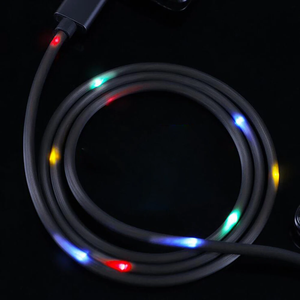 Светодиодное магнитное светящееся Зарядное устройство USB Type C/Micro USB/8 Pin зарядный