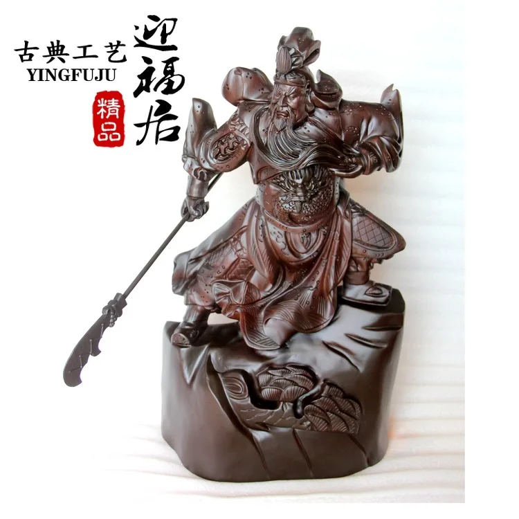 Guan Gong ступенчатое красное дерево для рукоделия бутик Wenwan Эбеновое деревянная