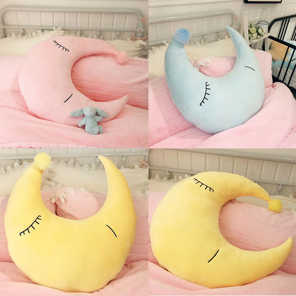 Для кормления подушку клин в форме полумесяца Подушка мягкий плюш Cresent подушка