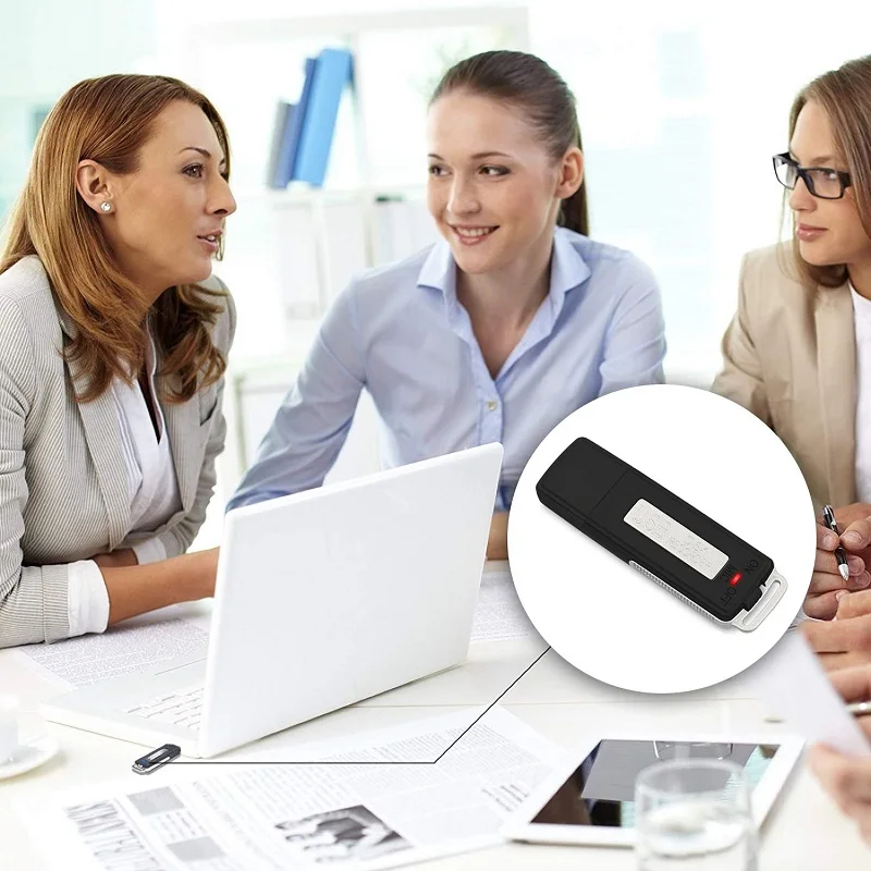 2 в 1 Мини USB диск Профессиональный диктофон цифровой Аудио Диктофон перезаряжаемый микро маленькая записывающая ручка диктофон