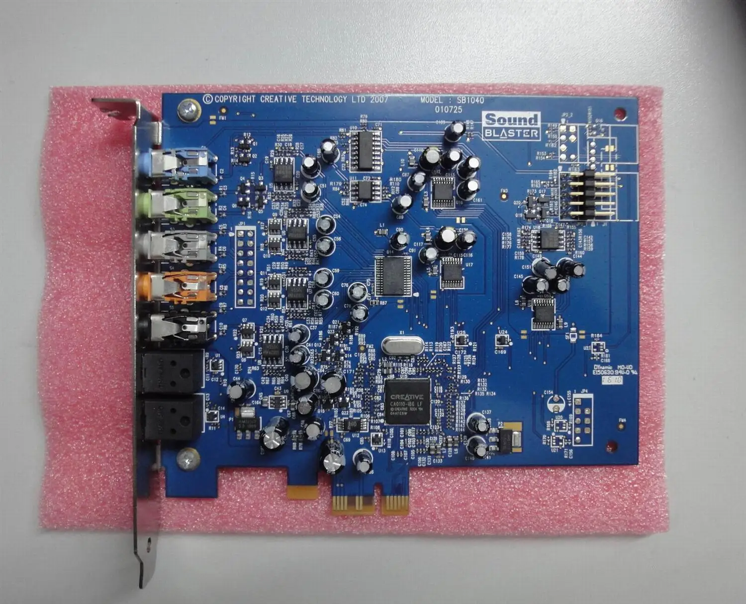 , Для креативного звукового бластера SB1040 X-Fi Xtreme Audio PCI-E звуковая карта, 100% исправность
