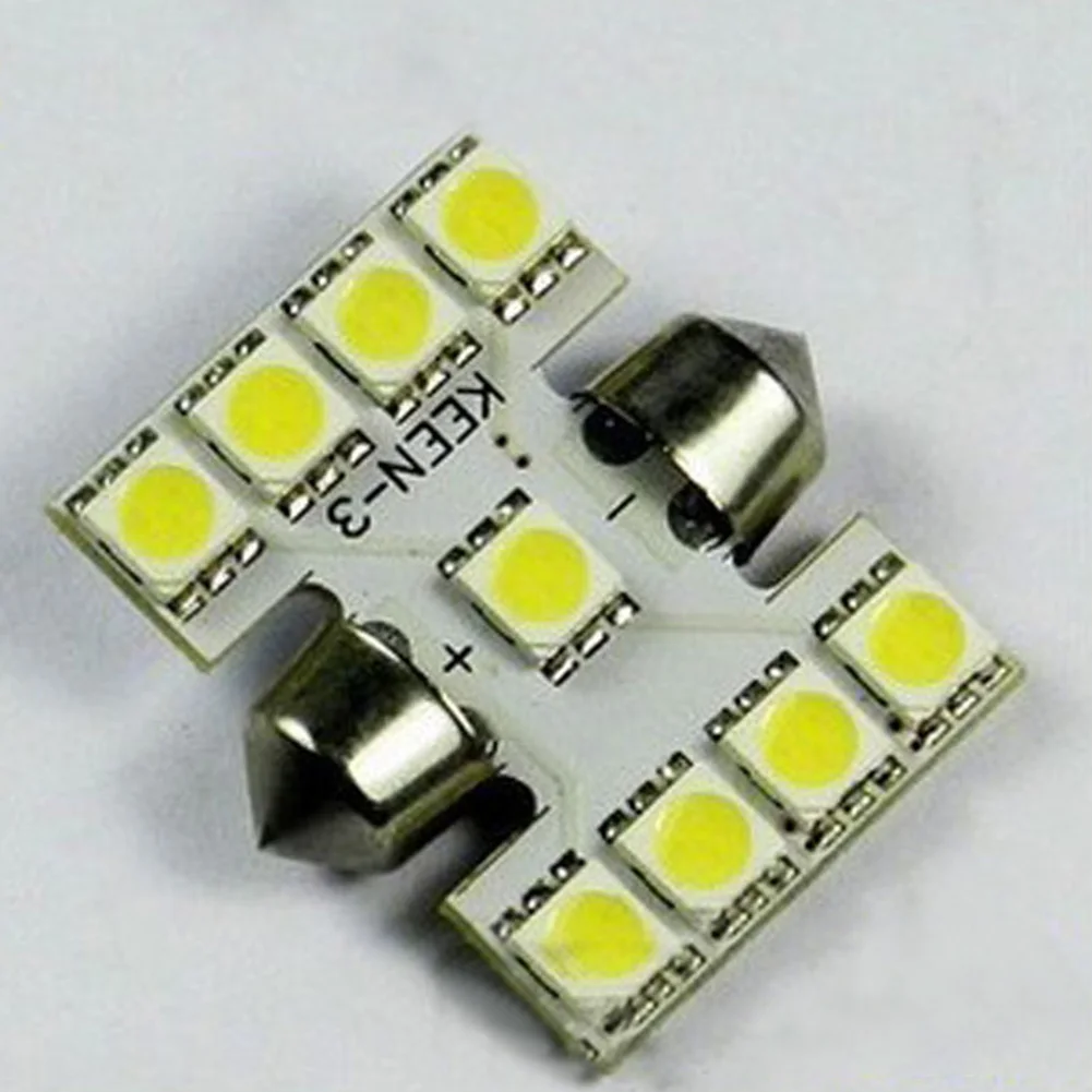 1 шт. 31 мм C5W C10W C3W DE3021 6428 Гирлянда 9 led 5050 smd автомобиль свет номерного знака подсветка для автомобильного