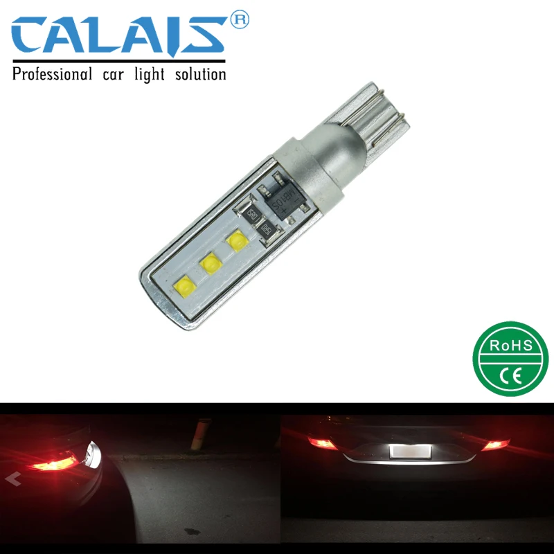 Авто светодиодный T10 W5W 175 168 194 501 CREE чип 15W 6000K 170LM 12V 24V Автомобильный интерьерный