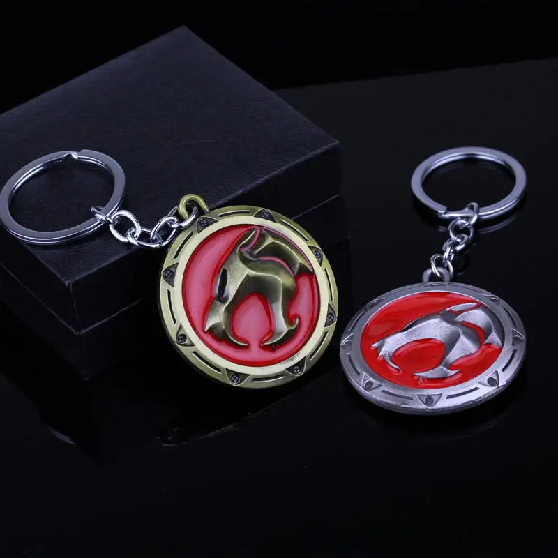 Cartoon TV Jewelry Thundercats Lion Logo Keychain Metal Pendants Car Key Holder | Украшения и аксессуары