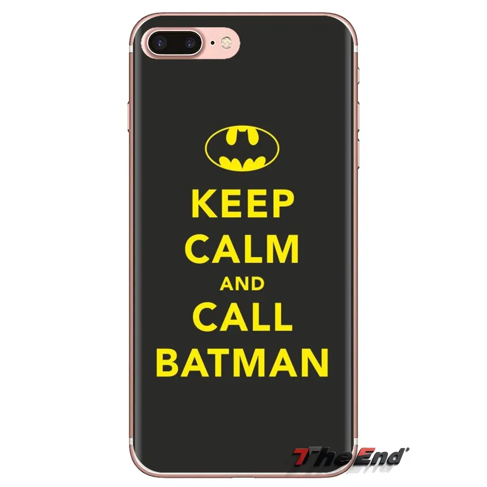 Для Samsung Galaxy S3 S4 S5 Mini S6 S7 Edge S8 S9 S10 Plus Note 3 4 5 8 9 прозрачный чехол из ТПУ I'm Not Say now Batman