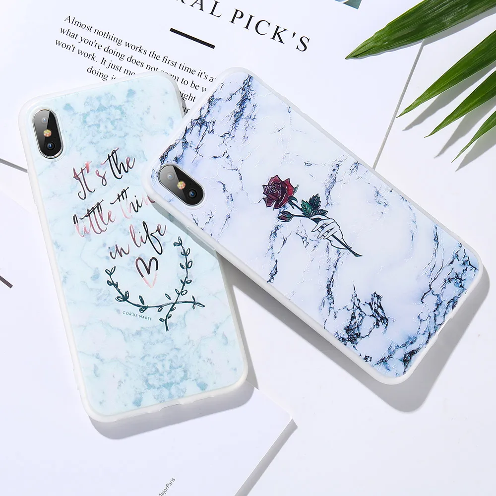 KISSCASE модный мраморный чехол для телефона iPhone 7 6 силиконовый XR XS Max 6s 8 Plus 5 5S 3D