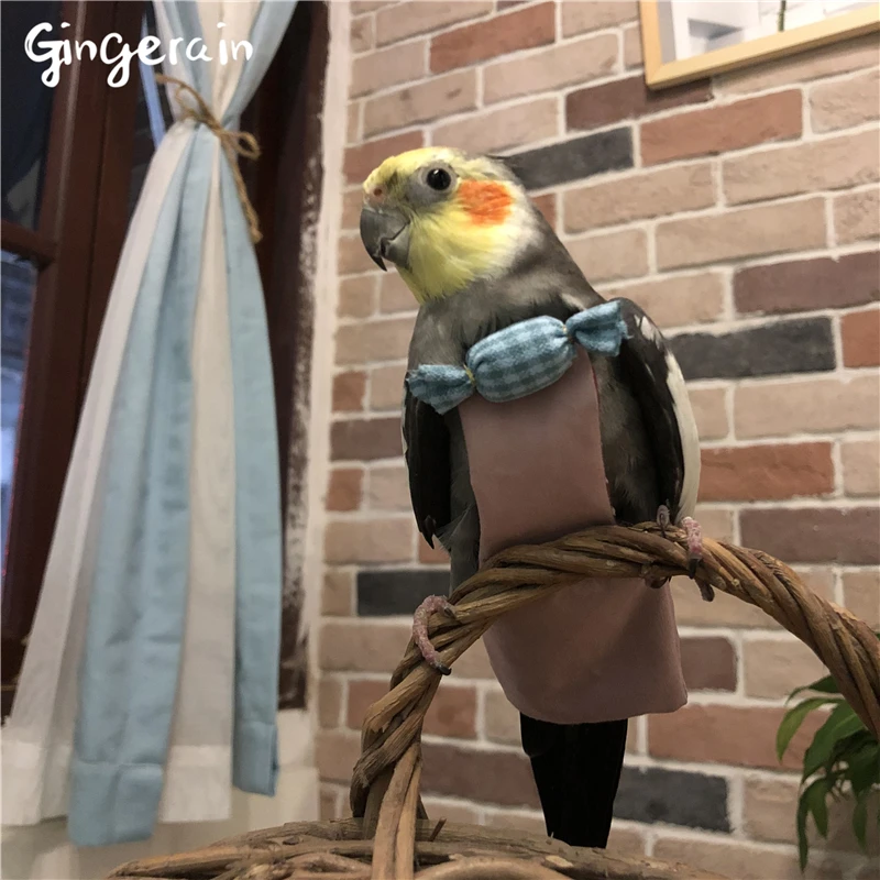 Gingerain одежда с птицами для попугаев подгузник сахаром оригинальная ручная