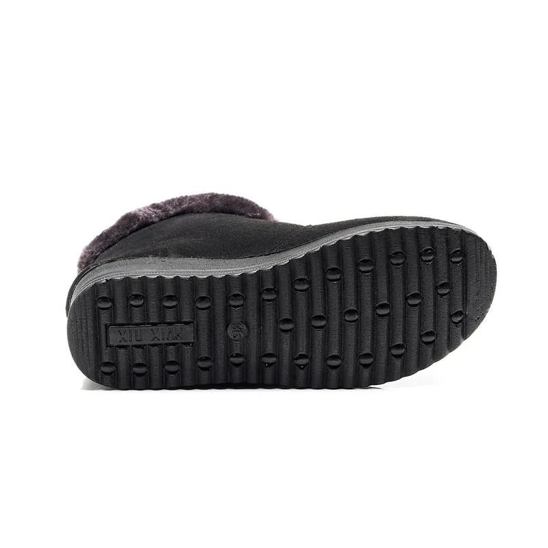 Fujin/Новинка Зимняя хлопковая обувь Прямая поставка Женские теплые зимние ботинки