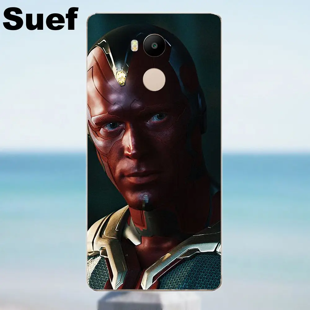 Suef Мстители Возраст Ultron ТПУ индивидуальный дизайн для Xiaomi Redmi 4 3 3S Pro Mi3 Mi4 Mi4i Mi4C Mi5