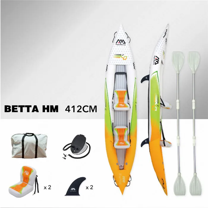 Аква Марина новинка 2019 Betta HM надувная лодка с двумя лицами рыбацкая гребная