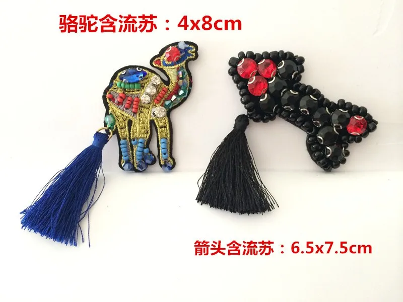 1 шт. вышитая бисером нашивка для одежды аппликация одежда обувь сумки