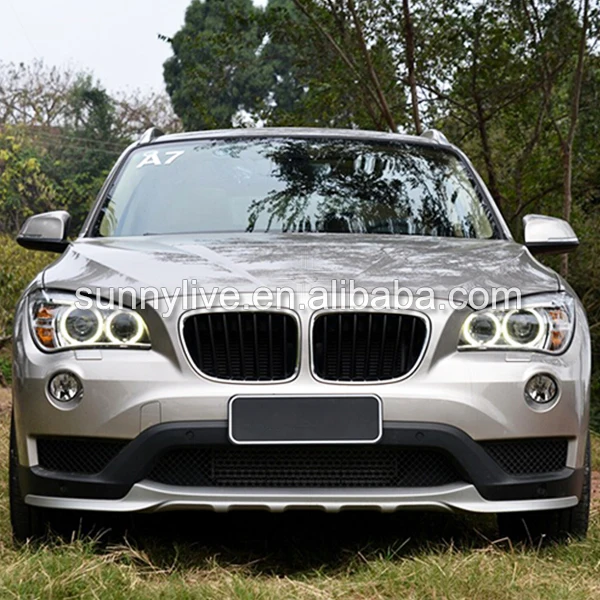 Для BMW X1 E84 светодиодный Ангельские глазки головной светильник с HID комплект для