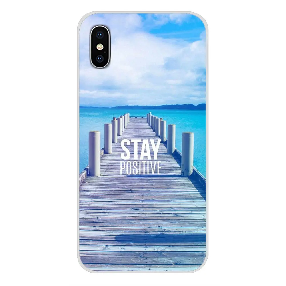 Аксессуары Сумка Чехол вдохновляющие мотивирующие цитаты для Apple iPhone X XR XS MAX 4 4S 5 5S