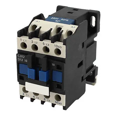CJX2-1210 35 мм Винтовые клеммы на DIN-рейку 3-фазный Контактор мощности двигателя