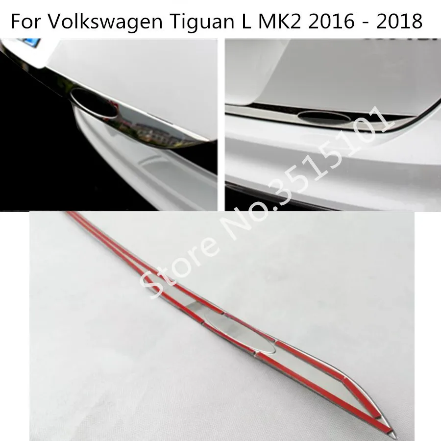 Задняя дверь автомобиля задняя лицензия бампер рамка багажник для Volkswagen VW Tiguan L
