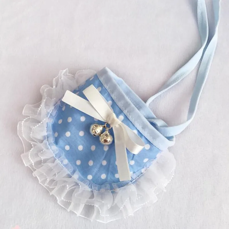 Кружевной треугольный шарф для собак и кошек галстук-бабочка ошейник животных