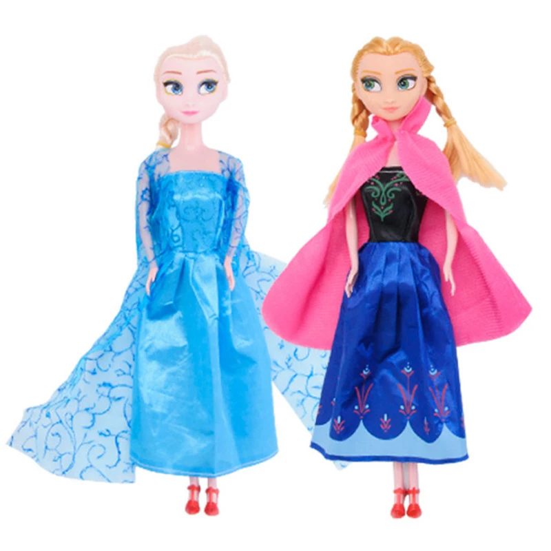 Disney Аутентичные Эльза Анна Принцесса плюшевые куклы игрушки замороженный снег