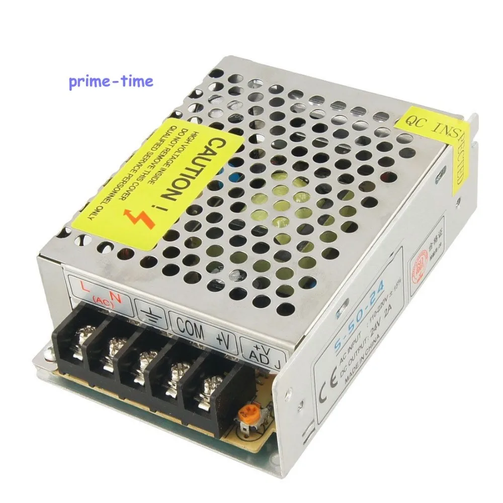 AC110V 220V к DC24V 2A 48 Вт Регулируемый переключатель питания Преобразователь