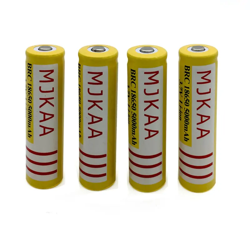 18650 3,7 V 5000mAh MJKAA литий-ионная аккумуляторная батарея большой емкости T6 фонарик источник налобный фонарь