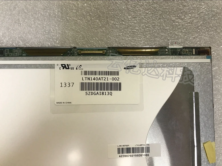 100% Новый 14 0 &quotдля Samsung 300e4a SF410 Q470 ЖК-экран LTN140AT21-002 LTN140AT21-001 LTN140AT17 LTN140AT21-T01 Дисплей