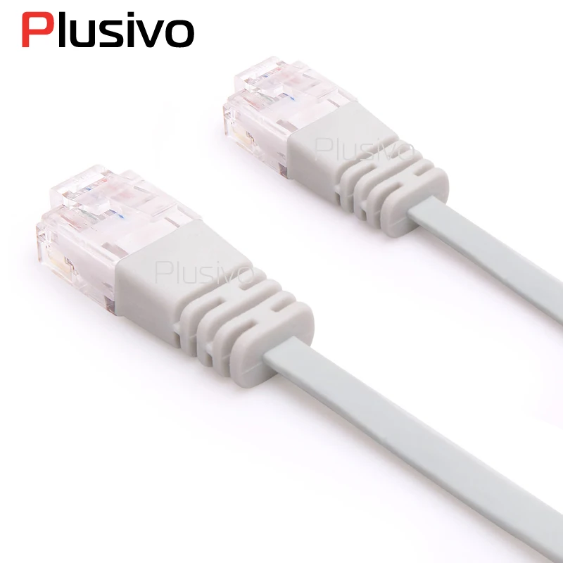 Высокое качество 2 М ультра тонкий плоский Ethernet кабель RJ 45 сетевой UTP Lan Cat6