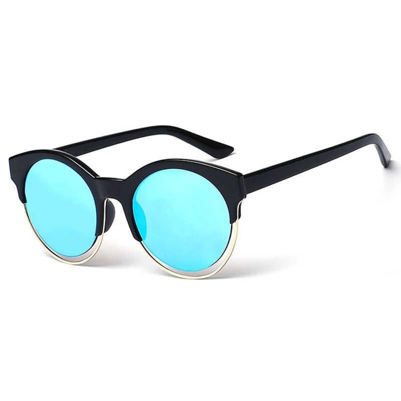 Женские солнцезащитные очки в полуоправе брендовые дизайнерские винтажные