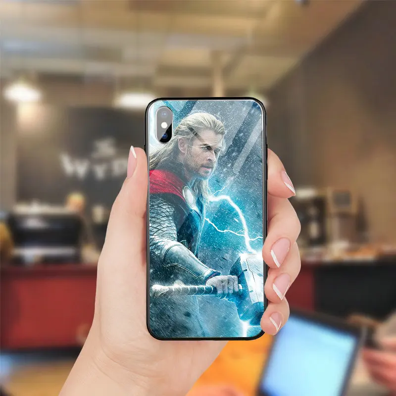 Для iPhone 5 5s se 8 7 6 S Plus X XR XS Max Coque оболочки сумки ПК ТПУ закаленное Стекло мобильного