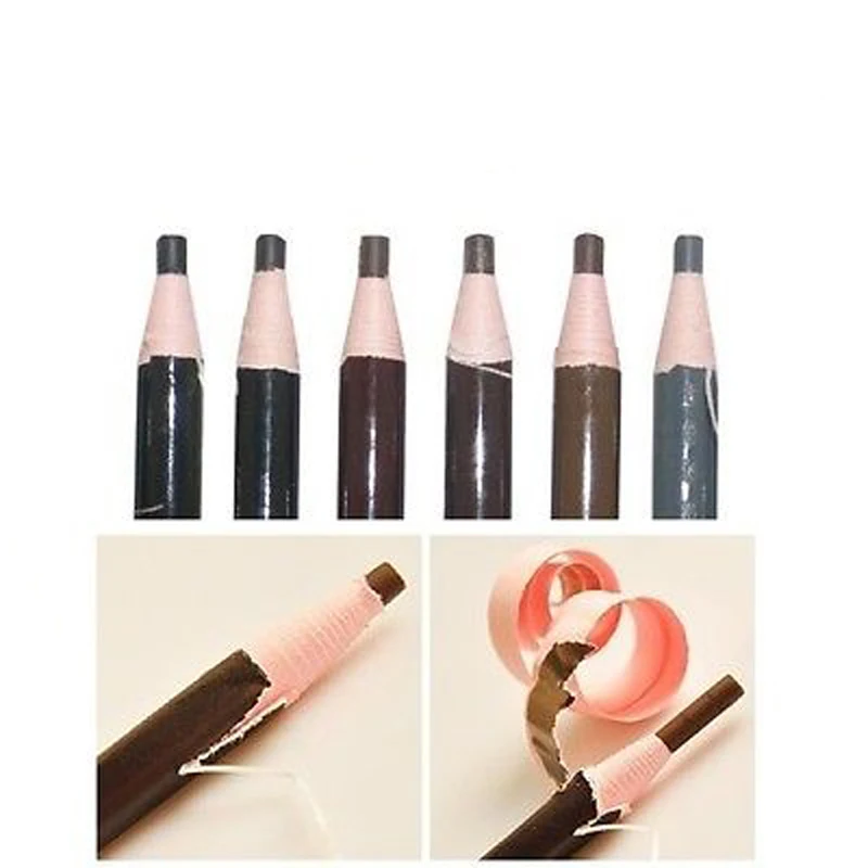 Карандаш для бровей Microblading мягкий цветной карандаш водостойкий маркер подводка 6