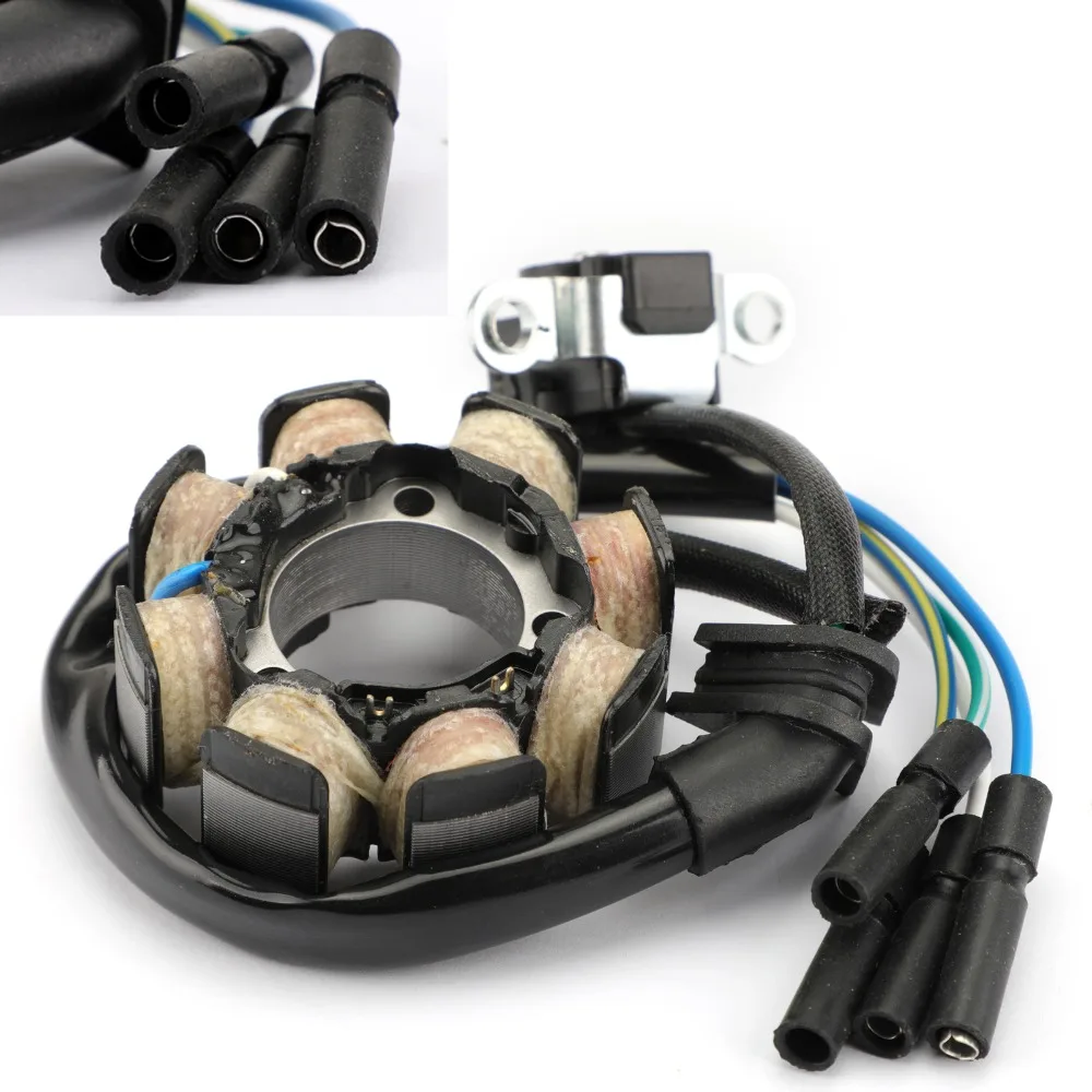 Areyourshop мотоцикл генератор статора 8 полюсов для Honda CRF450R 02 03 31100-MEB-670 31100-MEB-671 Motrbike аксессуары