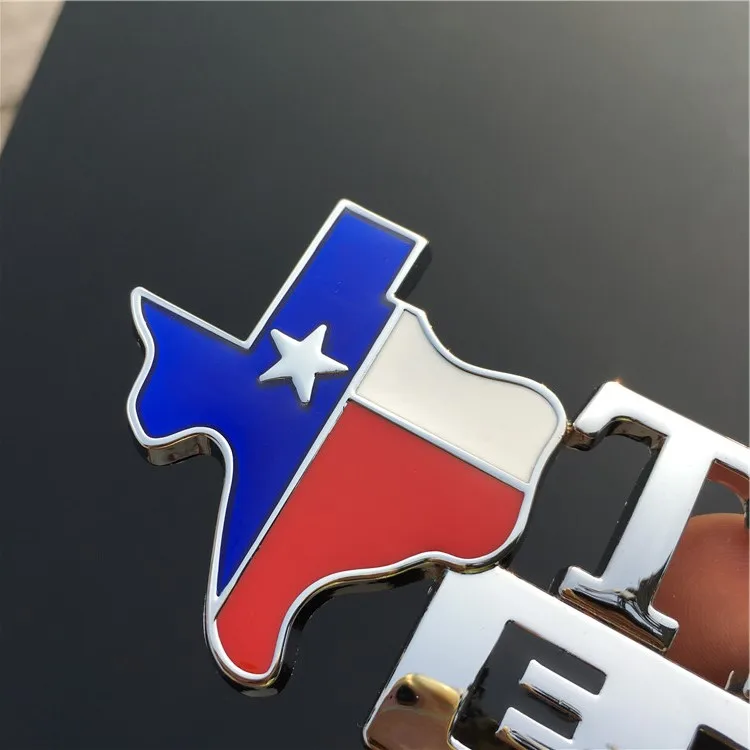 5 шт. хромированные металлические фотообои для автомобиля|emblem sticker|car emblemtexas edition |