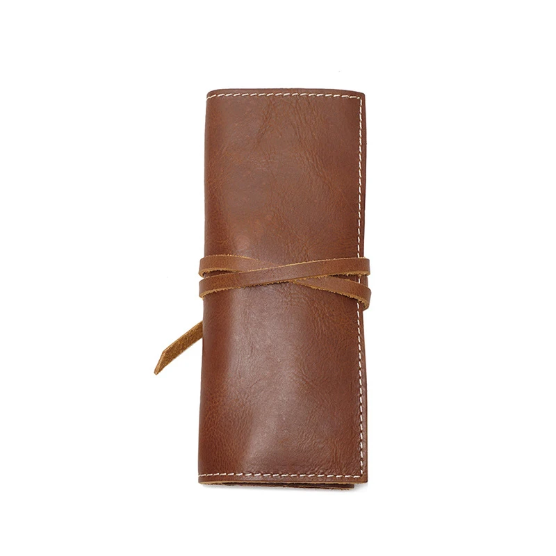 Сумка карандаш SIMLINE из натуральной кожи винтажная ручная работа Длинные сумки